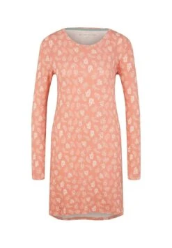 Tom Tailor Bodywear Gemustertes- Nachtjapon - Rot Hell Allover -Tom Tailor c5734b4088914930b39868ea5851c749