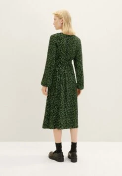 TOM TAILOR Denim Mit Knopfleiste - Blousejurk - Black Green Flower Print -Tom Tailor c573b0bbdebf4f37a5b4ed405b4c079a