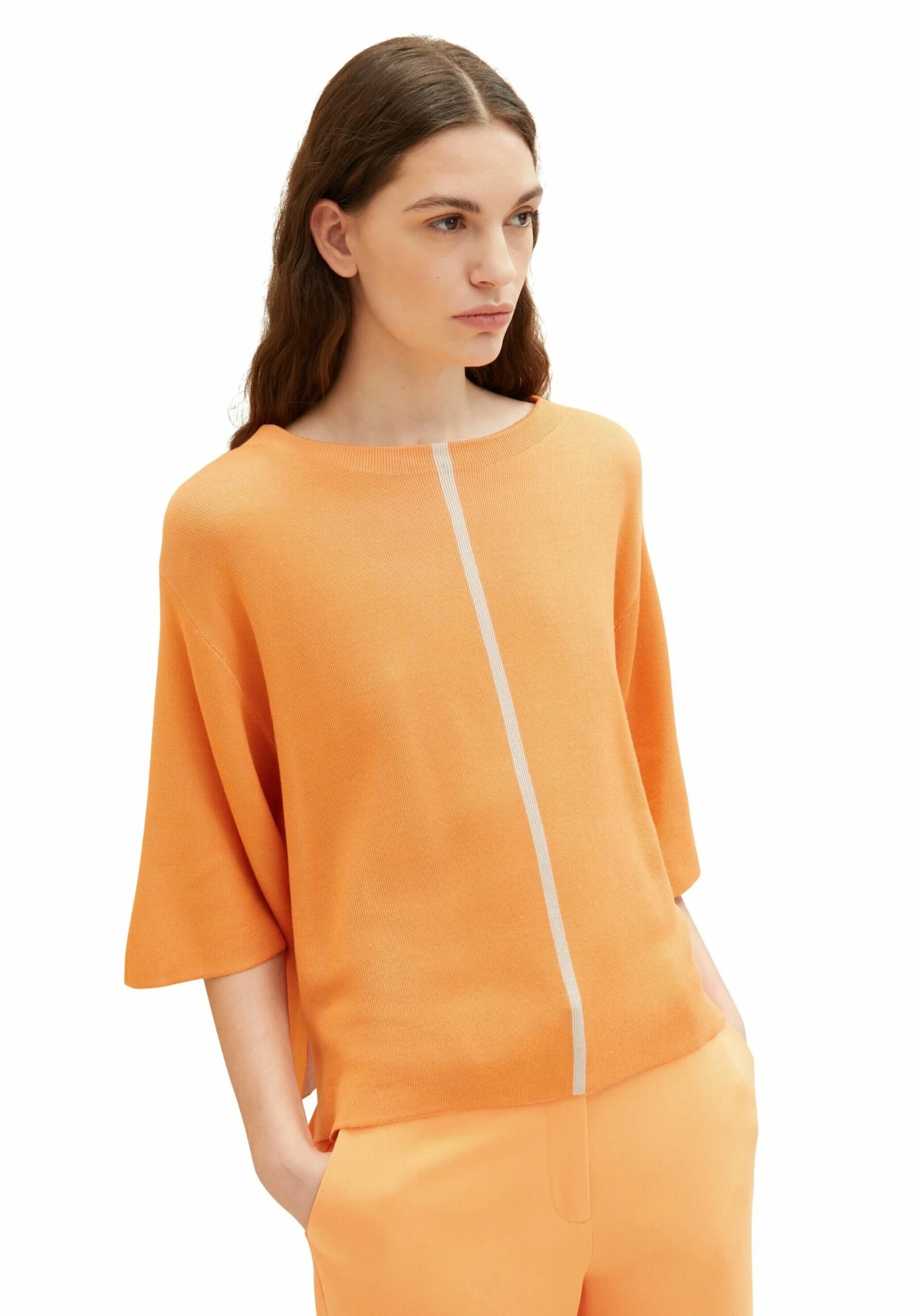 Tom Tailor Trui - Bright Mango Orange 5 Tom Tailor Trui - Bright Mango Orange - Afbeelding 5