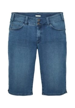 Tom Tailor Plus - Capri J - Jeansshort - Used Light Stone Blue Denim