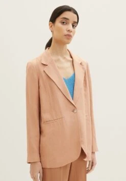 Tom Tailor Halflange Jas - Muted Hazel Brown
