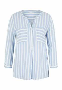Tom Tailor Striped - Blouse - Dreamy Blue Offwhite Stripe -Tom Tailor ca6cb6fa03414148b30c9fd4bb1660ee