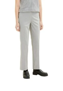 Tom Tailor Klassische Bundfalten - Chino - Concrete Grey Melange -Tom Tailor ca93b118288645ea8f17ad08e6c22bf8
