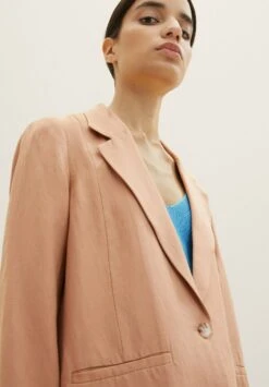 Tom Tailor Halflange Jas - Muted Hazel Brown -Tom Tailor cb2bcd20ea3a461d86acdae3b19df2b5