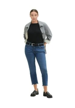 Tom Tailor Plus Im Vintage-Look - Riem - Black Uni -Tom Tailor cc500ea9da4748c28e59b1a5c376ee2a