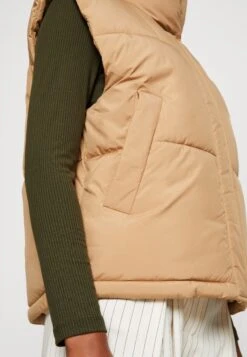 TOM TAILOR Denim Modern Puffer Vest - Bodywarmer - Apple Cinnamon Brown -Tom Tailor ccd29390920d429dbbddebf55ae21dde