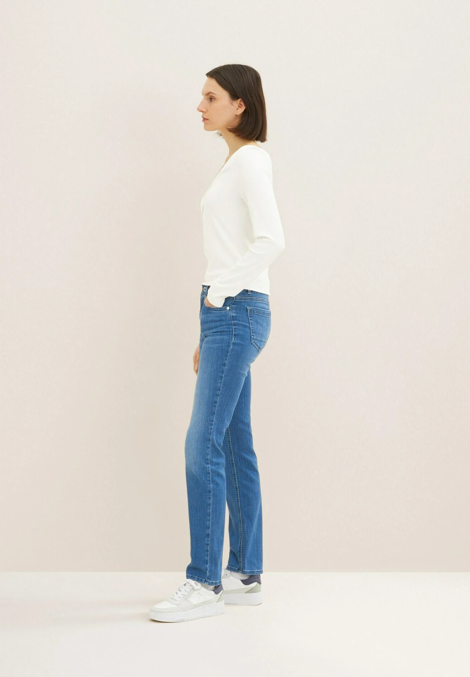 Tom Tailor Alexa - Straight Leg Jeans - Mid Stone Wash Denim 7 Tom Tailor Alexa - Straight Leg Jeans - Mid Stone Wash Denim - Afbeelding 7