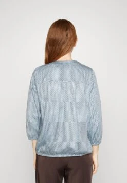 Tom Tailor Printed V Neck - Blouse - Blue -Tom Tailor cf1b15c419504528825716d204b158ac