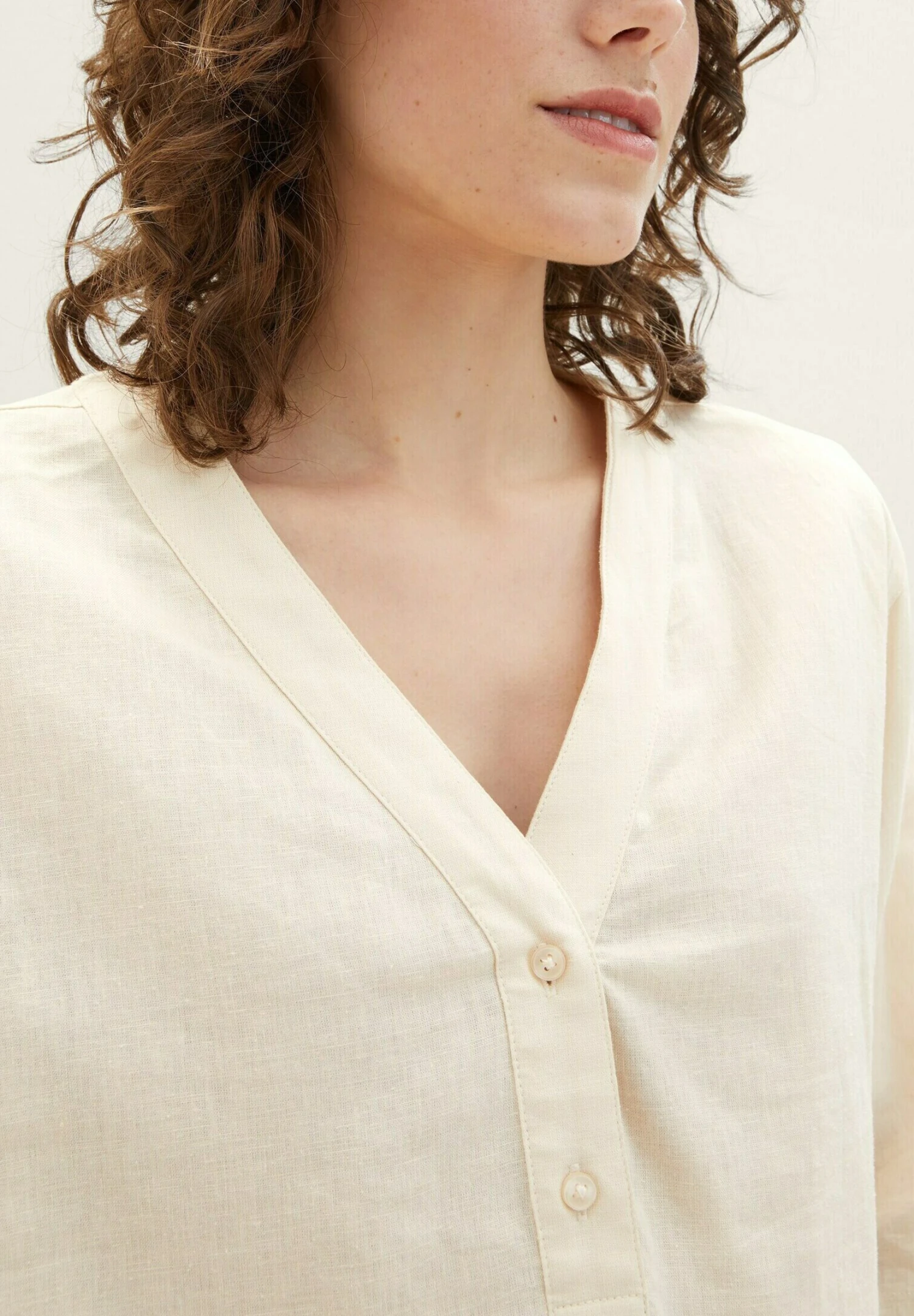 Tom Tailor Blouse - Ivory Ecru 4 Tom Tailor Blouse - Ivory Ecru - Afbeelding 4