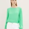 TOM TAILOR Denim Mit Rückenschlitz - Blouse - Strong Green