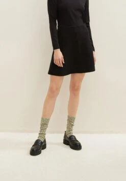 Tom Tailor Ottoman - A-Lijn Rok - Deep Black -Tom Tailor d1a87df4db5141889d7cb75d319b8830