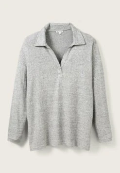 Tom Tailor Longsleeve - Concrete Grey Melange -Tom Tailor d2213cbefa1340c78541b7cc1b032479