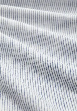 TOM TAILOR Denim Tapered Fit- Broek - White Blue Vertical Stripe -Tom Tailor d3478732edc542d0a1b65ca8dc79a295