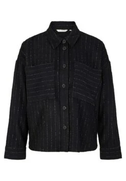 Tom Tailor Lichte Jas - Black Irregular Pin Stripe -Tom Tailor d36626c8f075458cb51d75379ba7ab2e