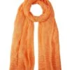 Tom Tailor Mit Fransen - Sjaal - Bright Mango Orange