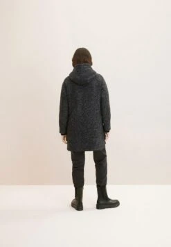 Tom Tailor Mantel - Anthracite Structure -Tom Tailor d466a2f416d64c1f8a6ccf84277a9d07