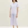 Tom Tailor Bodywear Mit Struktur - Pyjama - Blue Light Dots