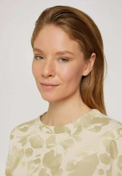 Tom Tailor Sweater - Green Floral Design -Tom Tailor d534cda78832426998ed0eccb6330590