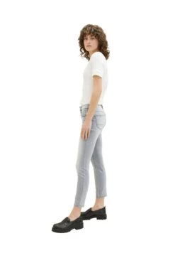 Tom Tailor Alexa- Slim Fit Jeans - Used Bleached Grey Denim -Tom Tailor d6936ed135174b6ca1f008b7698831ec