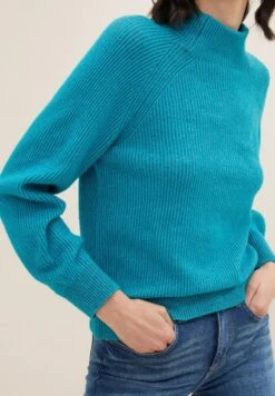 Tom Tailor Mit Stehkragen  - Trui - Pastel Teal -Tom Tailor d6fe548ece574b20aa596d455d8b6976