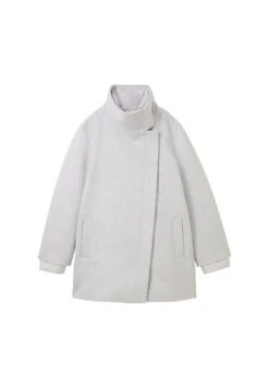 Tom Tailor Mit Stehkragen - Mantel - Soft Light Grey Melange -Tom Tailor d7bea979300a4cf79e81647f4da91840
