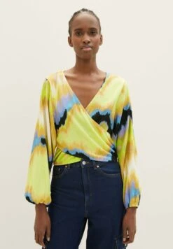TOM TAILOR Denim Langarm Mit Farbverlauf - Blouse - New Batik Print