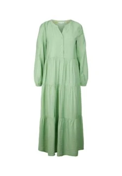 Tom Tailor Mit Volants - Maxi-Jurk - Okra Green -Tom Tailor d88d95bef4f44cdf8dae8da25475f35a