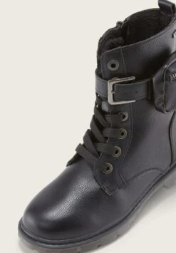 Tom Tailor Licence Gefütterte- Cowboy-/Bikerlaarsjes - Black -Tom Tailor d9aa2e11b5b84defabe555963d846b4d