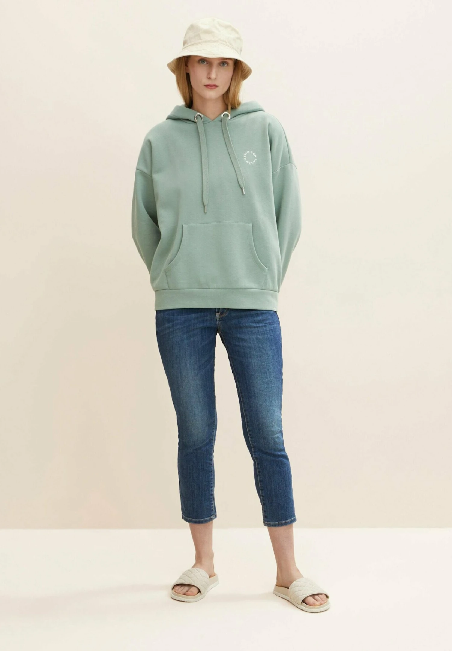 Tom Tailor Alexa- Slim Fit Jeans - Mid Stone Wash Denim 1 Tom Tailor Alexa- Slim Fit Jeans - Mid Stone Wash Denim