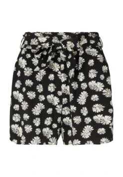 TOM TAILOR Denim Mit Blumenmuster Und Integriertem Gürtel - Shorts - Black Daisy Print -Tom Tailor db22901ce5f64dd6a12b206f86d96dfe
