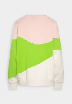 TOM TAILOR Denim Colourblock - Sweater - Rose/Green/Off-White -Tom Tailor dc3705c67209435f87e76a25a6a5cd05