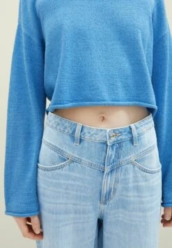 TOM TAILOR Denim Boxy Crew Neck - Trui - Water Sport Blue 9 TOM TAILOR Denim Boxy Crew Neck - Trui - Water Sport Blue -Tom Tailor ded04c3671cd43719109ee0d816a961e