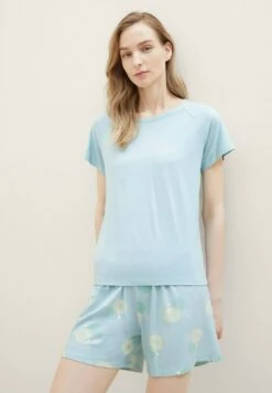 Tom Tailor Mit Print Set - Pyjama - Blue Medium Allover -Tom Tailor dee795f4ff07498f8856f316cb79d2d6