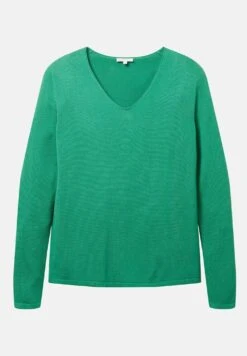 Tom Tailor Basic V Neck - Trui - Vivid Leaf Green -Tom Tailor def9045f1222418c843e73522d006e2e
