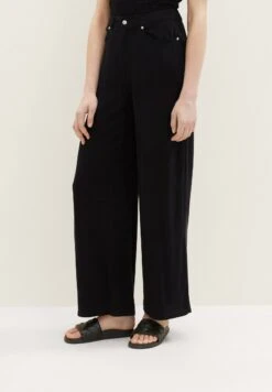 TOM TAILOR Denim Palazzo- Broek - Deep Black -Tom Tailor dfccfeebb11d448abc507a7dd2b8207b