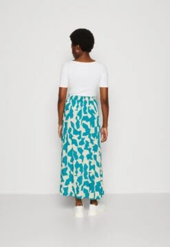 Tom Tailor Maxi Skirt Printed - Maxirok - Petrol Big Abstract Design -Tom Tailor dfdc0e48d2d647b2b7fb68dd2a71c7df
