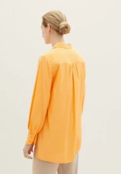 Tom Tailor Lang Geschnittene- Blouse - Bright Mango Orange -Tom Tailor e07765bf1849417c8fcfc53306068f28