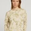 Tom Tailor Sweater - Green Floral Design