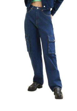 TOM TAILOR Denim Baggy - Straight Leg Jeans - Clean Dark Stone Blue Denim -Tom Tailor e1e6448812604b6bb8897864abbaa7f0