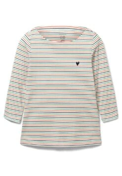 Tom Tailor Gestreiftes Mit 3/4 Arm - Longsleeve - Offwhite Multicolor Stripe -Tom Tailor e308cd05e92c4b25b120bc62c1cea067