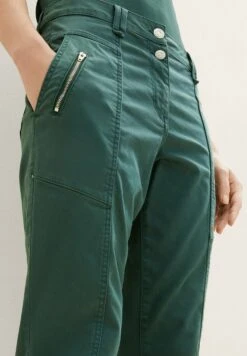 Tom Tailor Cropped - Cargobroek - Pineneedle Green -Tom Tailor e3281375f6be4f64892abec623caf2d6