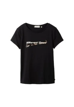 TOM TAILOR Denim Mit Text - T-Shirt Print - Deep Black -Tom Tailor e5a05058226747da87160a2d77fc0da5