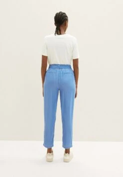TOM TAILOR Denim Mit Elastischem Bund - Broek - Bright Mid Blue Chambray -Tom Tailor e669abbc4196415390c99c0f9db6774b