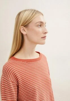 Tom Tailor Bubble Structure - Trui - Red Bubble Structure -Tom Tailor e66b7aa3e62a43fc9707766f1dcff57f