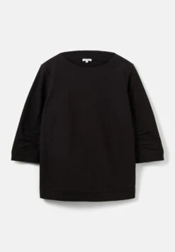 Tom Tailor Plus Strukturiertes- Sweater - Deep Black -Tom Tailor e6c11a7ac64d43e687fe16332bfe0a15