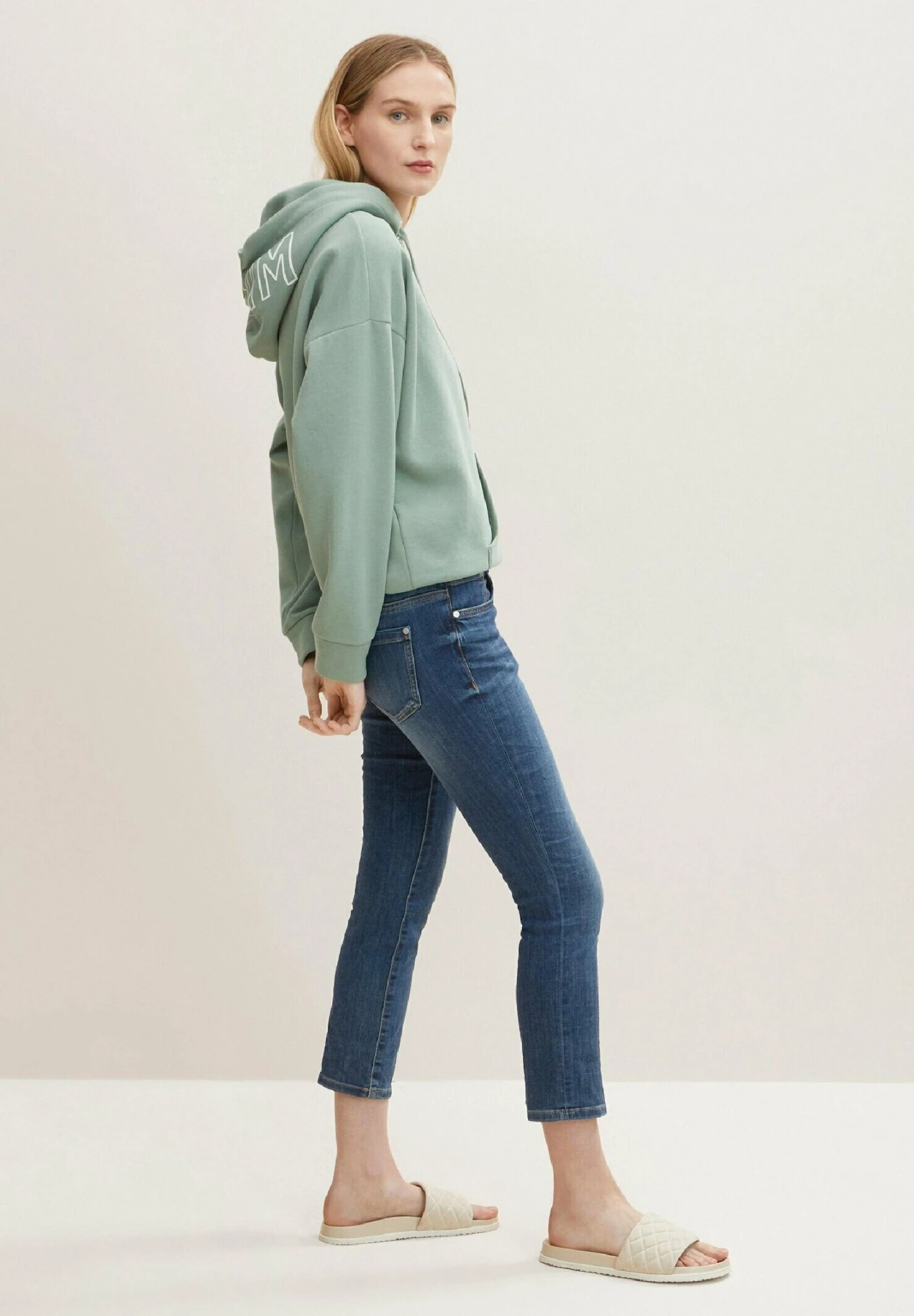 Tom Tailor Alexa- Slim Fit Jeans - Mid Stone Wash Denim 4 Tom Tailor Alexa- Slim Fit Jeans - Mid Stone Wash Denim - Afbeelding 4