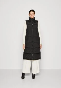 TOM TAILOR Denim Long Puffer Vest - Bodywarmer - Deep Black