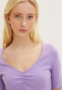 TOM TAILOR Denim V Neck - T-Shirt Basic - Digital Purple -Tom Tailor ecd6ee2e23f04c5ea57f8f8337823349