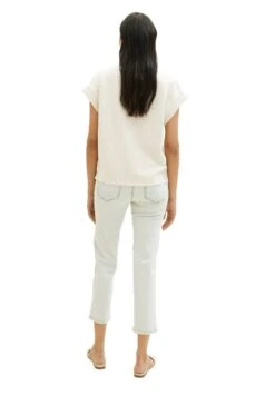 Tom Tailor Alexa Cropped - Straight Leg Jeans - Okra Green -Tom Tailor ed246c61bbce4f4882b270c1cb70c1fc