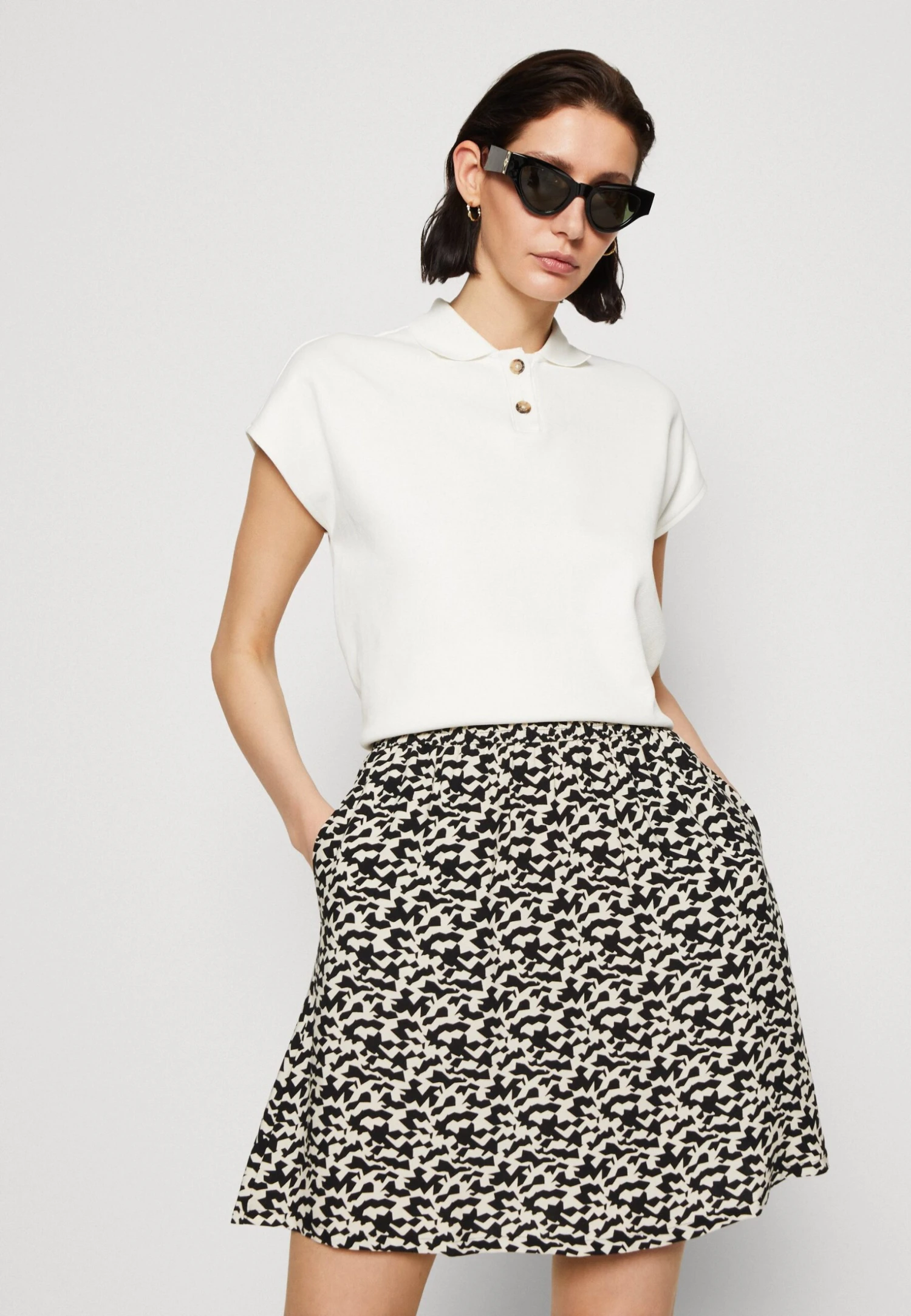 Tom Tailor A-Lijn Rok - Black 4 Tom Tailor A-Lijn Rok - Black - Afbeelding 4